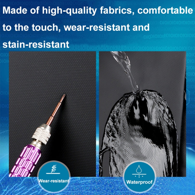 BowLift | Expandable waterproof laptop backpack for business with USB port (Black)