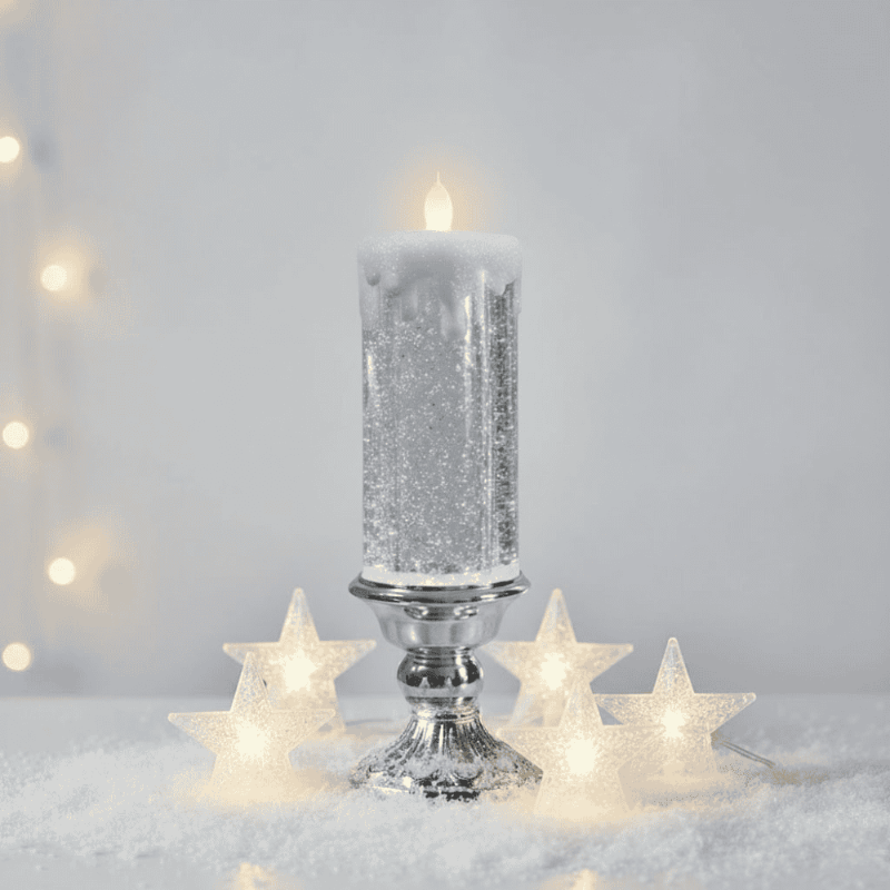 BowLift | Elegant LED Candle for Cozy Christmas Evenings
