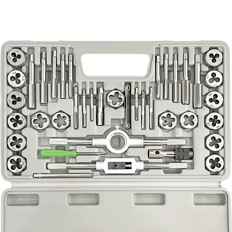 BowLift | Master Tap and Die Set, 40 Piece Metric Size M3 to M12 Coarse and Fine Threads Rethreading Tool Kit
