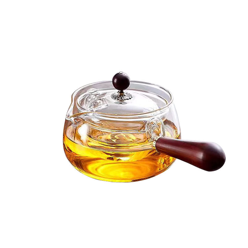 BowLift | Xiaoyao Pot, Side Handle Rotating Teapot, Office Household Teapot, Electric Ceramic Stove Tea Maker Light Luxury High-end