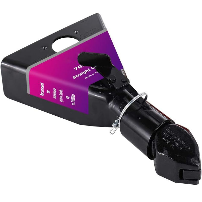 BowLift | 2 inch A-Frame Trailer Coupler with Trigger Latch SAE Class IV 7000 lb for Towing RV Boat Camper