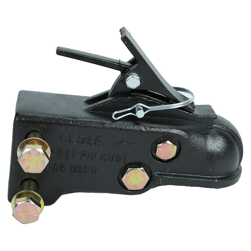 BowLift | 15000LBS Capacity Channel-Mount Coupler with Hardware Kit Heavy Duty Cast Adjustable Trailer Coupler 2-5/16 in