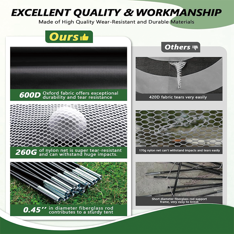 BowLift | 10 x 7ft Golf Net, Golf Chipping Training Nets with Heavy Base Dual-Turf Golf Mat for Backyard Driving, Outdoor, Golf Lovers, Sports Game