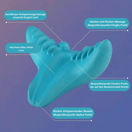 BowLift | Ergonomic Neck Massage Pillow for Relaxed Posture