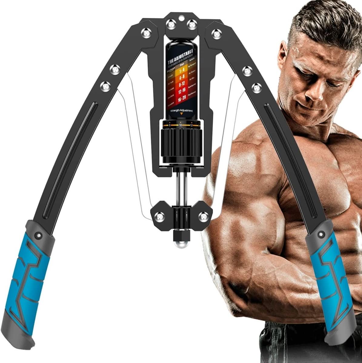 BowLift | Adjustable Hydraulic Arm Trainer for Upper Body Training up to 200 kg