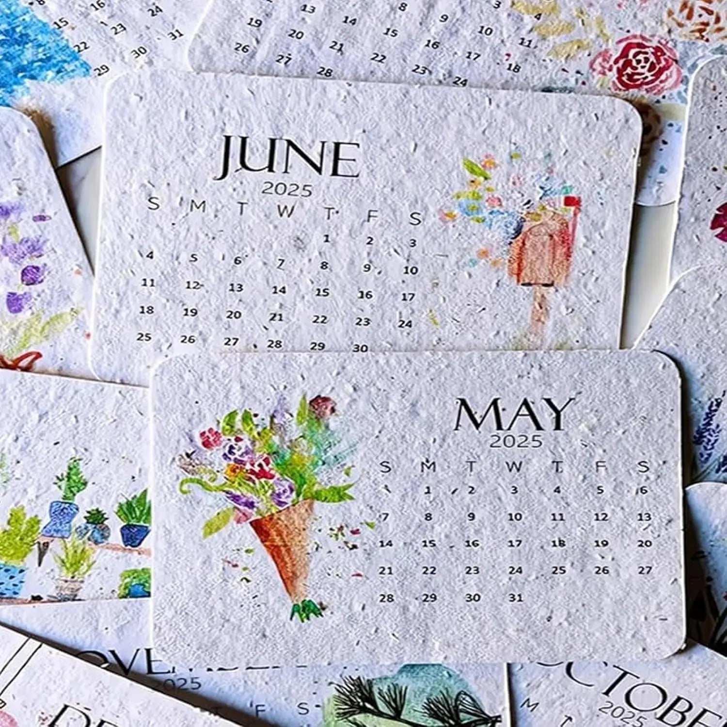 BowLift | Eco-friendly Plantable Seed Calendar 2025 – Grow Year-Round