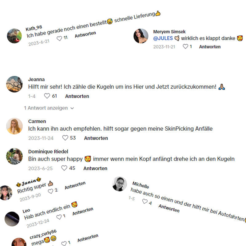 BowLift | Calm – Anxiety Ring with Pearls - Anti Stress & Anti Anxiety