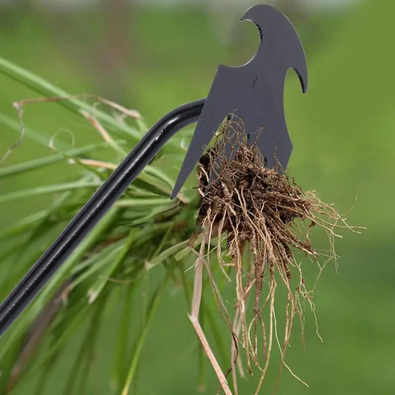 BowLift | Weed removal tool with 4 prongs – Garden hoe tool