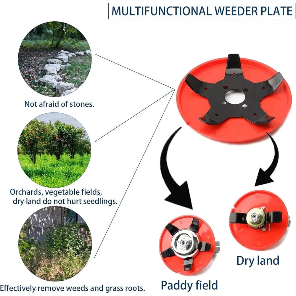 BowLift | Weed Disc made of Manganese Steel – Efficient Weed Control for Garden and Lawn