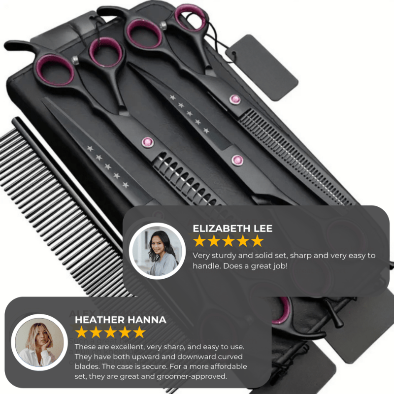 BowLift | 4-piece Scissor Set for Precise Pet Grooming