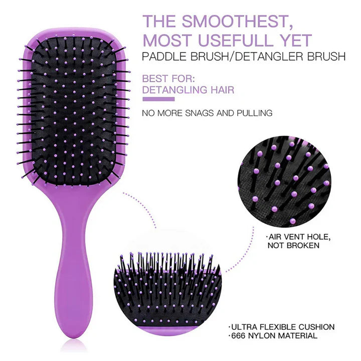 BowLift | 4-piece detangling hairbrush set