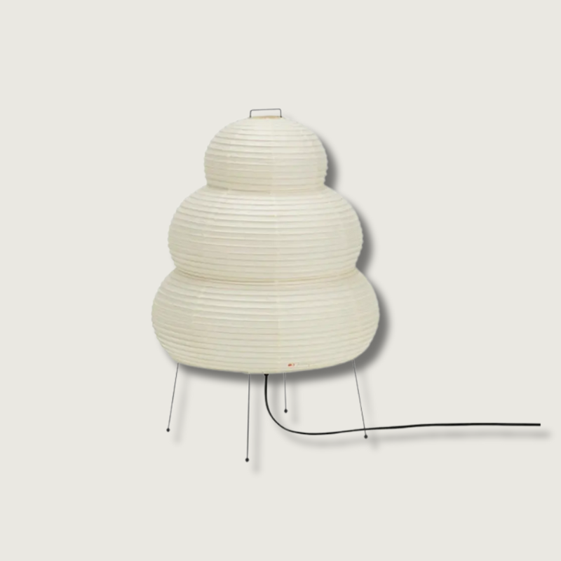 BowLift | SereniGlow - Japandi Style Rice Paper Lamp