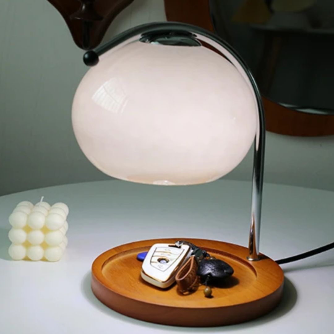BowLift | Eindhoven Alyssa Retro Glass Table Lamp