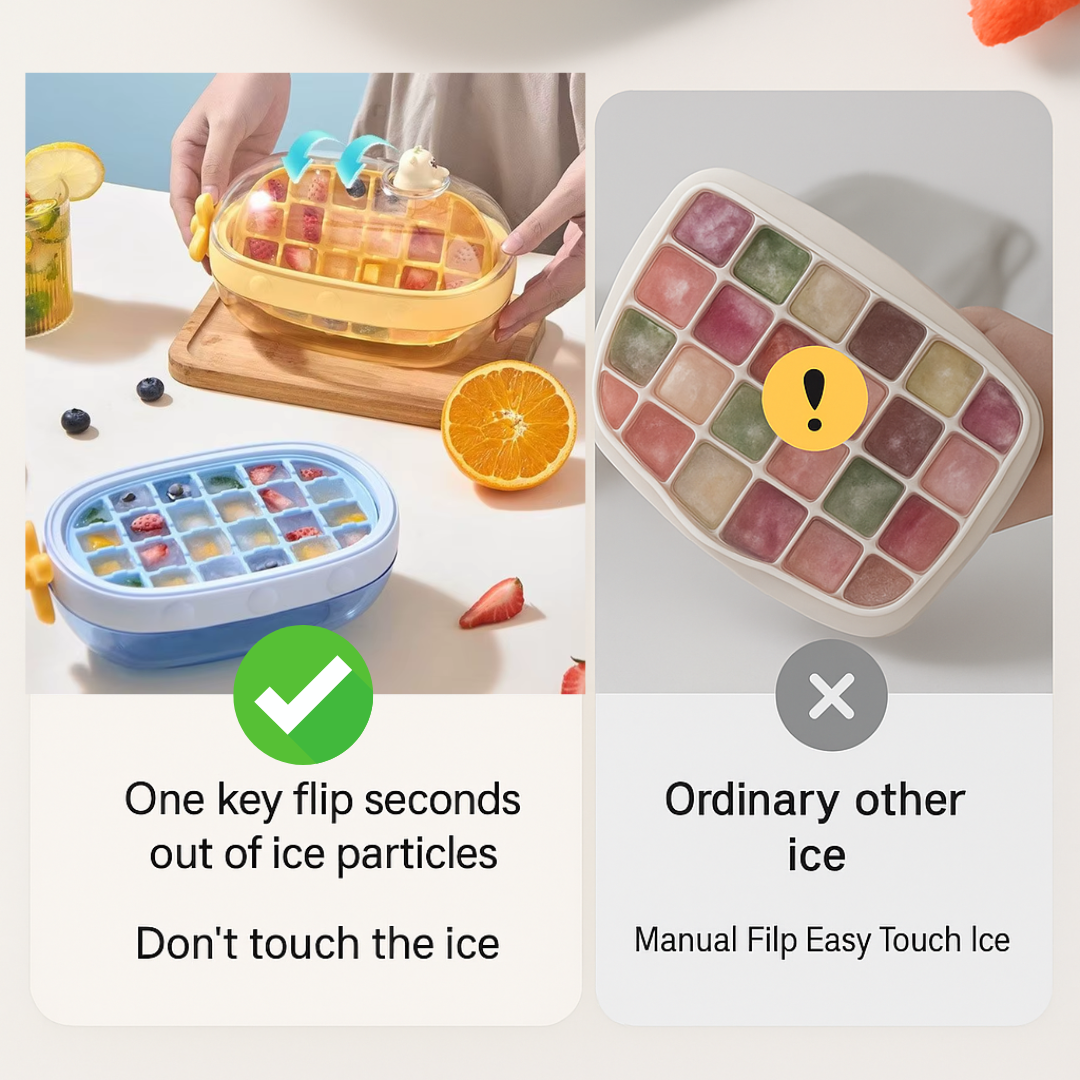 BowLift | Cute Cartoon Rotating Knob Ice Cube Tray