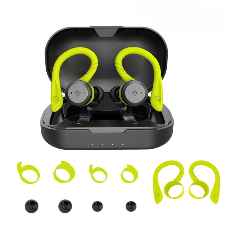 BowLift | Vega Waterproof Wireless Sport Earbuds – 20 Hours Playtime | Bluetooth 5.0, IPX7 for Swimming & Fitness