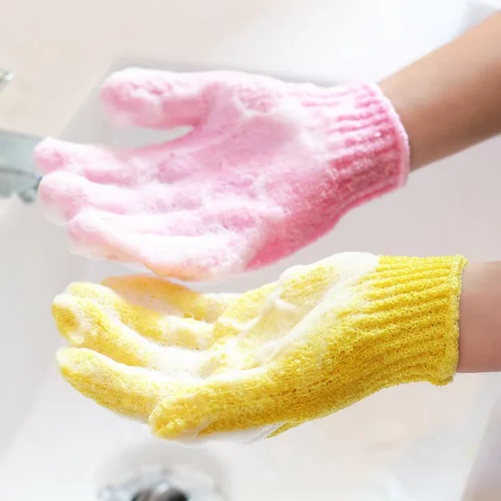 BowLift | Exfoliating Bath Gloves – Set of 2