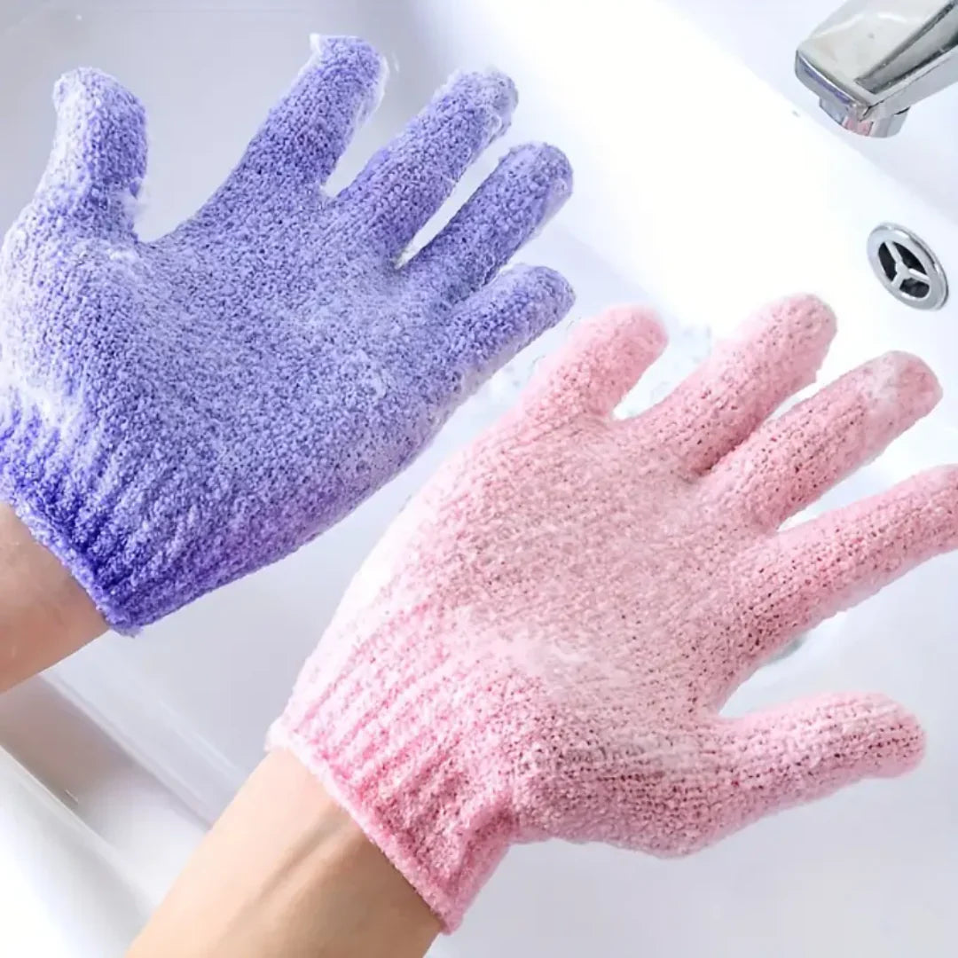 BowLift | Exfoliating Bath Gloves – Set of 2