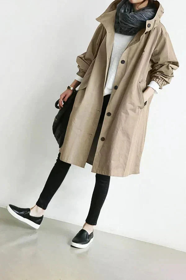 BowLift | Waterproof Raincoat with Oversized Hood for Women