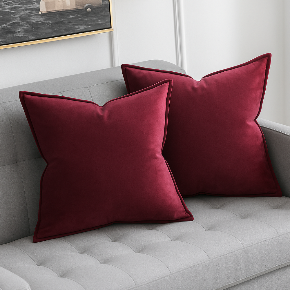 BowLift | Velvet Decorative Cushion Cover – Soft Elegant Pillowcase