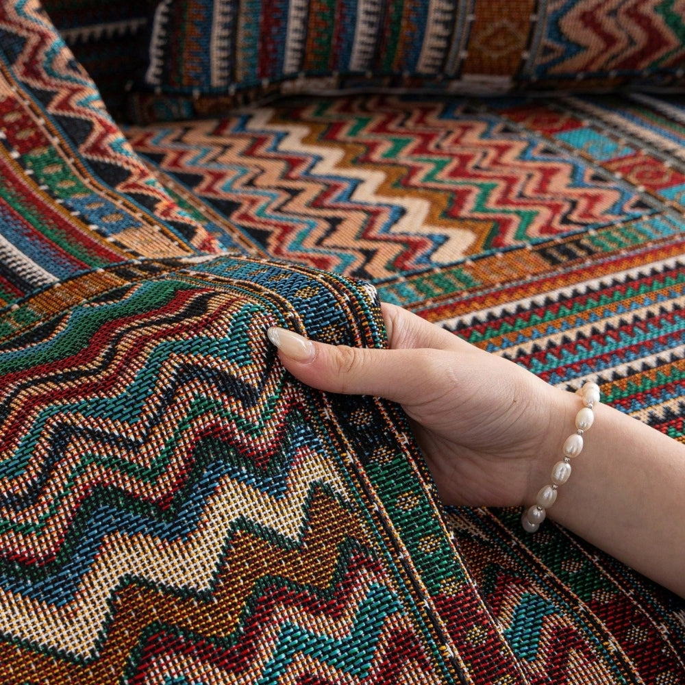 BowLift | Aurora Stripes Boho Sofa Cover