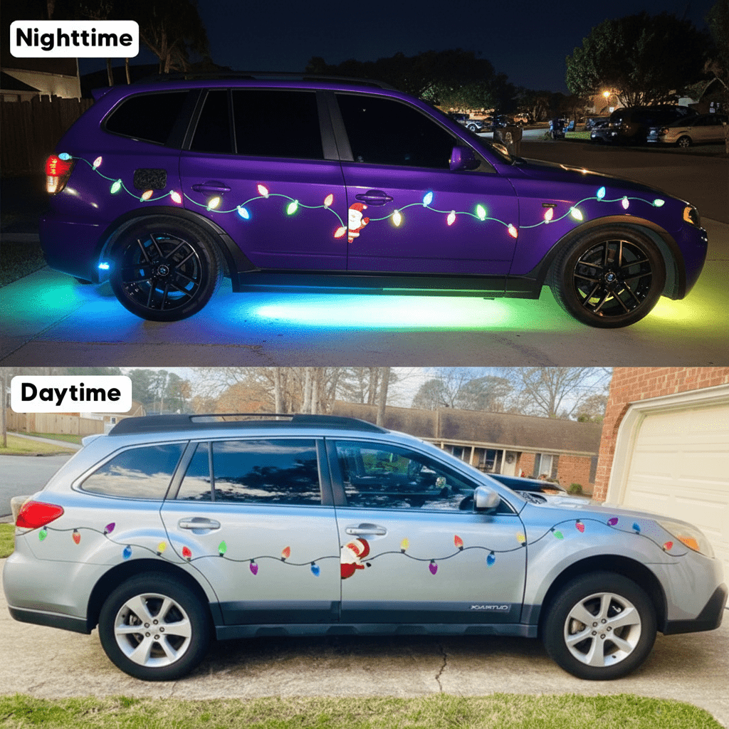 BowLift | Weatherproof magnetic Christmas lights with mirror gloss