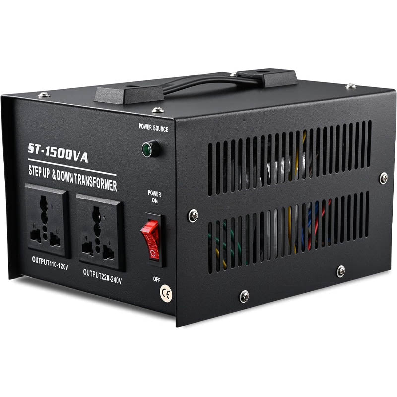 BowLift | Voltage Converter Transformer 1500W Heavy Duty Step Up/Down Transformer 110 / 220V