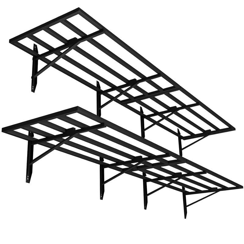 BowLift | Wall Shelf  2-Pack 2x6ft  Heavy Duty Floating Storage Racks 1600 lbs Load Capacity Suitable for Garage Storage Shed Shop