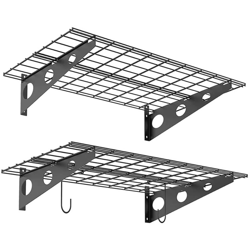 BowLift | Wall Shelf 2 Pack Garage Wall Shelf 2 x 4 ft/24 * 48 inch for Garage Heavy Duty Wall Shelving