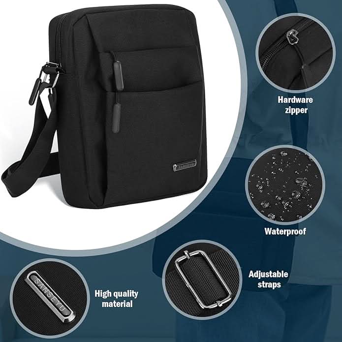 BowLift | Waterproof Men's Shoulder Bag with Anti-Theft Design