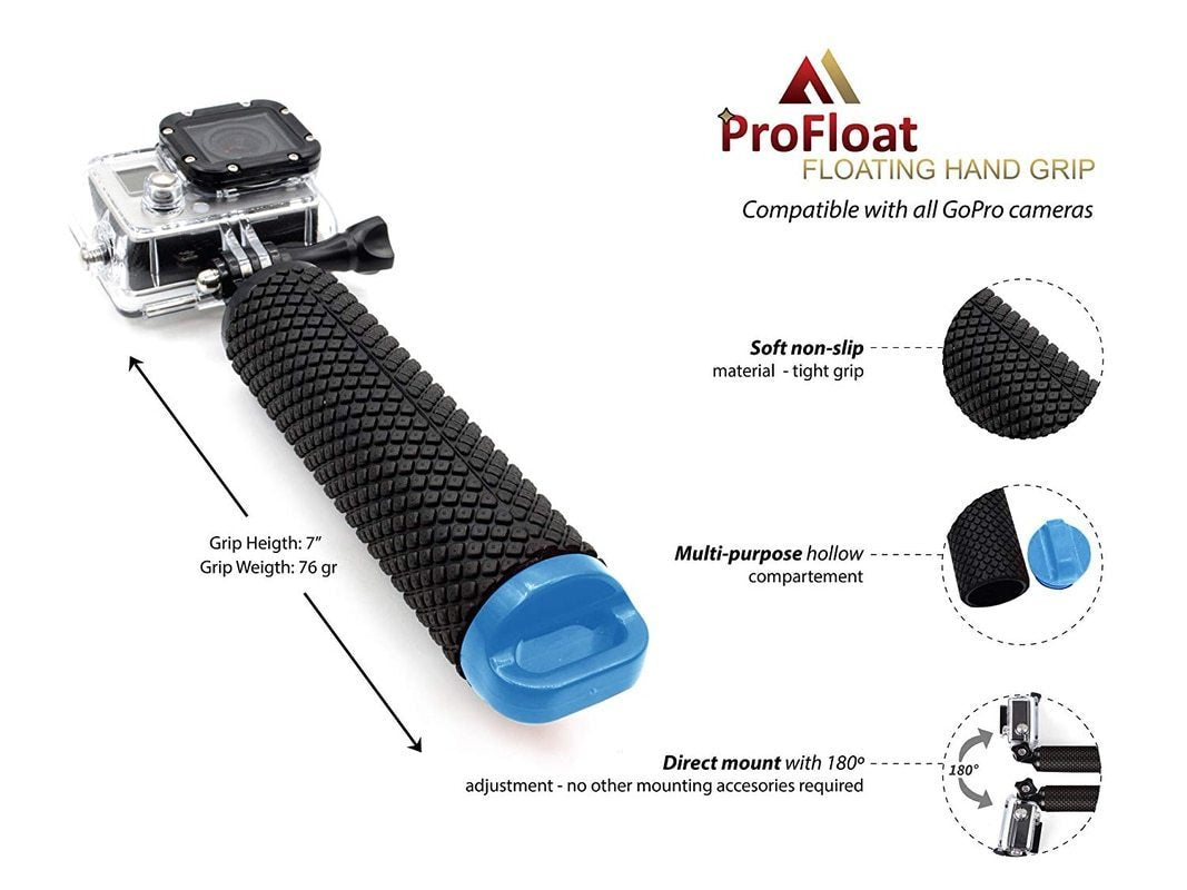 BowLift | Waterproof Floating Hand Grip For GoPro Camera Hero 7 Session Hero 6 5 4 3+ 2 Water Sport  Action Cameras Handler  accessories