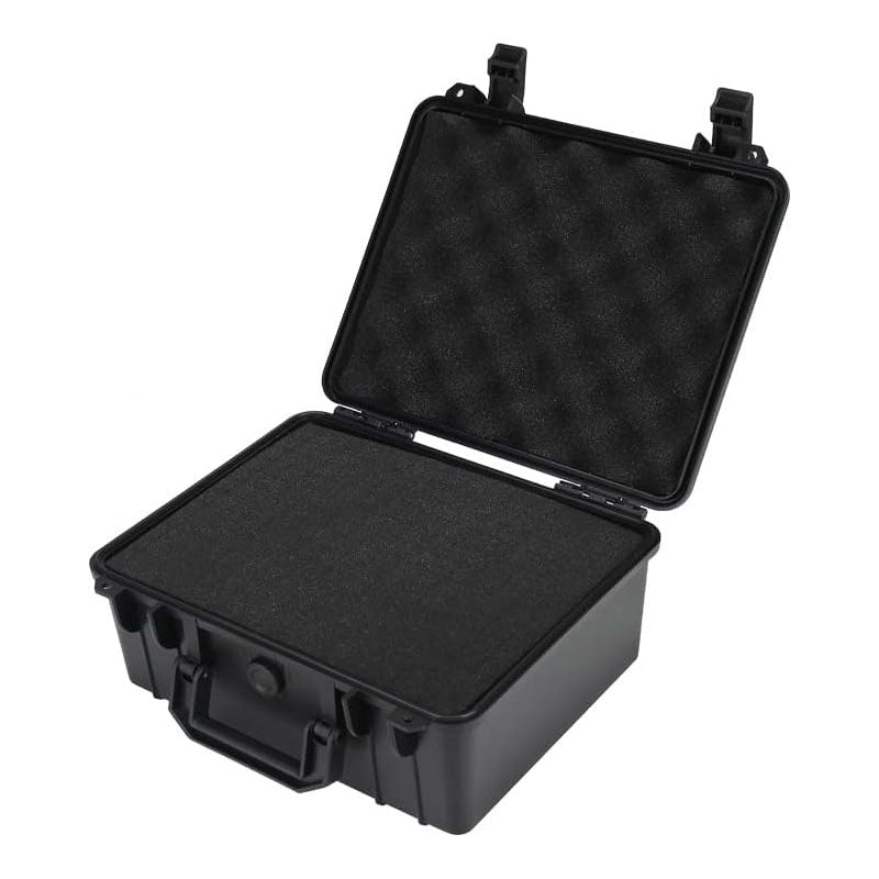 BowLift | 11in x 8in x 5in Waterproof Hard Case with Customizable Pluck Foam Interior for Laptop Pistol Camera and More Black