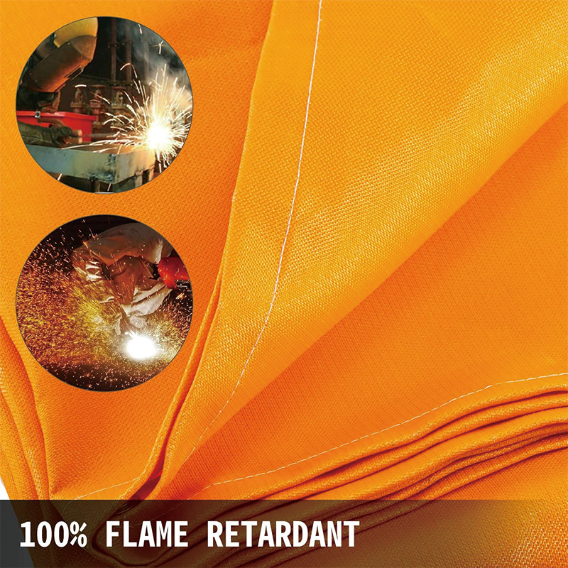 BowLift | Welding Blankets,8 x 10 Ft,Fiberglass Fire Retardant Blanket,Welding Mat Welding Fireproof Thermal Resistant Insulation,Orange