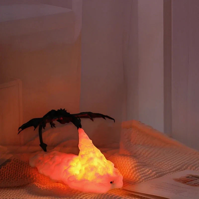 BowLift | LED Fantasy Dragon Flame Table Lamp