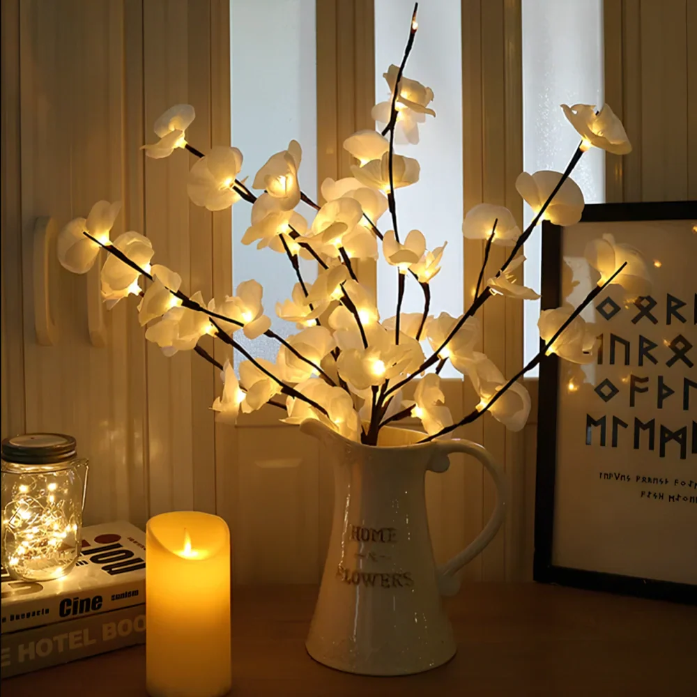 BowLift | LED Lighted Artificial Branch Table Lamp
