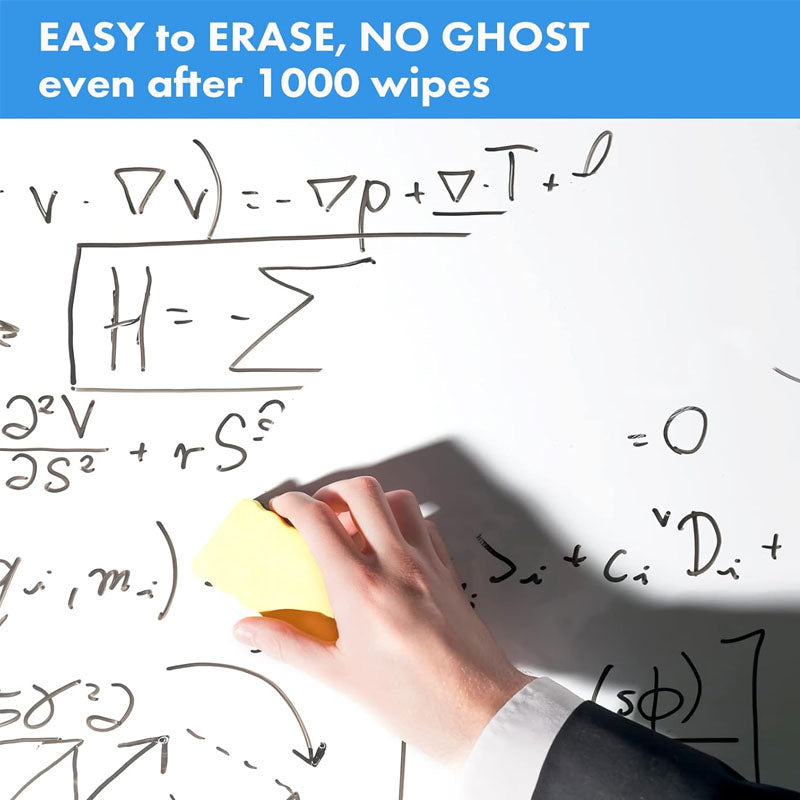 BowLift | Whiteboard Sticker for Wall 23.4" x 78.7" Peel and Stick Dry Erase Contact Paper Adhesive Poster Board with 1 Marker