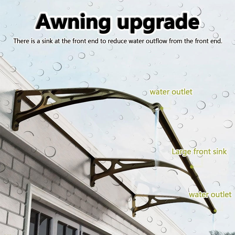 BowLift | Silent Awning Sunshade, Outdoor Awning Transparent Endurance Board Balcony