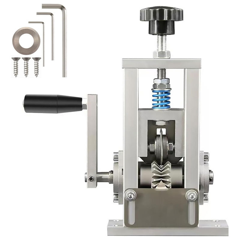 BowLift | Wire Stripping Machine, 0.05-0.8 Inch Wire Stripping Crank, Spring Pressure Blade (Manual/Automatic) For Scrap Copper Recycling