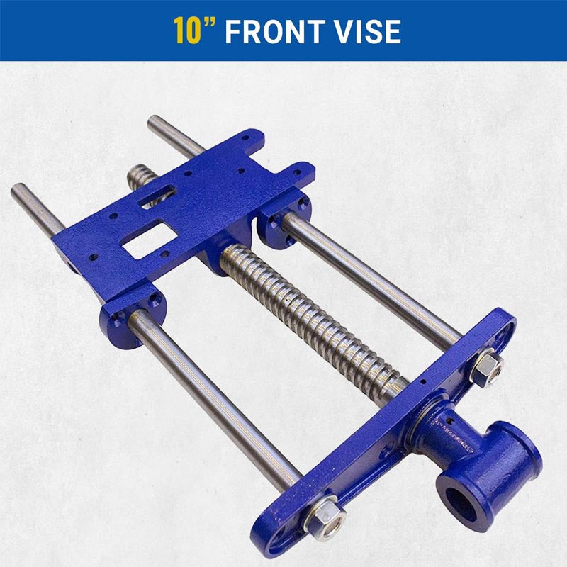 BowLift | Woodworking Vise 10 Inch Woodworking Tool with a Solid Steel Main Screw heavy-duty vise