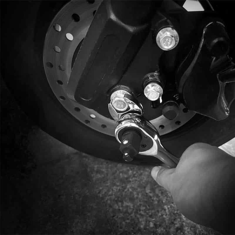 BowLift | 10-Piece 3/8" Crowfoot Wrench Set Size Covers 10-19mm CR-V Steel with Zipper Bag Open End Wrench Set