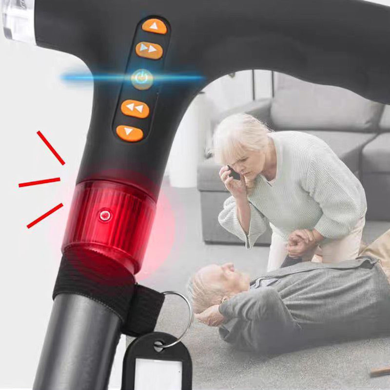 BowLift | Intelligent Walking Stick for Elderly People with LED Light