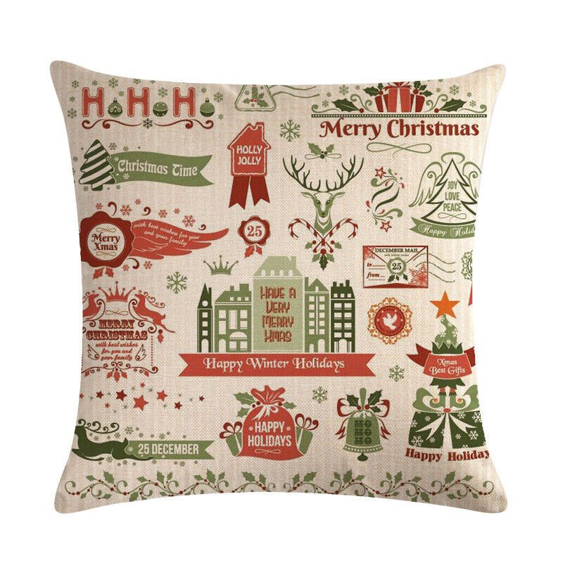 BowLift | Festive 18-Inch Velvet Pillowcase with Hidden Zipper for Christmas Decoration