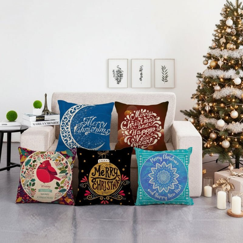 BowLift | Festive 18-Inch Velvet Pillowcase with Hidden Zipper for Christmas Decoration