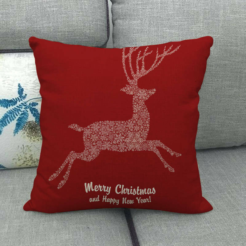 BowLift | Festive 18-Inch Velvet Pillowcase with Hidden Zipper for Christmas Decoration