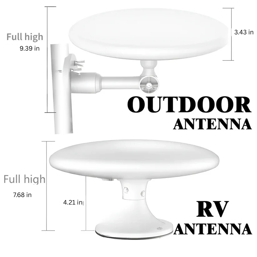 BowLift | 2025 Long Range Outdoor Digital HD TV Antenna | Free HD & 4K Channels