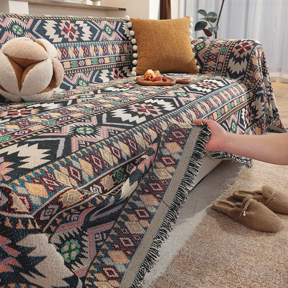 BowLift | Zarela Boho Chenille Sofa Cover
