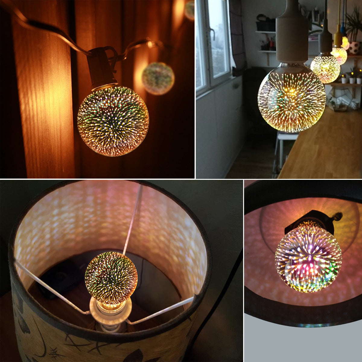 BowLift | 3D Fireworks LED Light Bulb