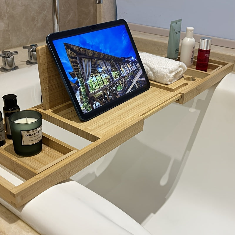 BowLift | Bamboo Bathtub Tray - For Ultimate Relaxation