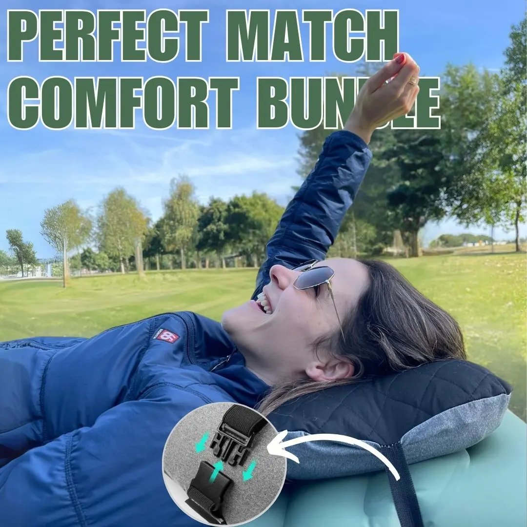 BowLift | GreenCloud Air Sleeping Pad: Ultimate Comfort for Every Adventure