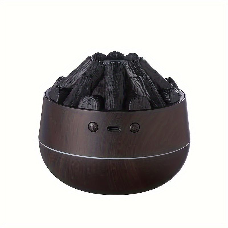 BowLift | Fire Diffuser - Mini simulated charcoal fire air humidifier with realistic flame effect