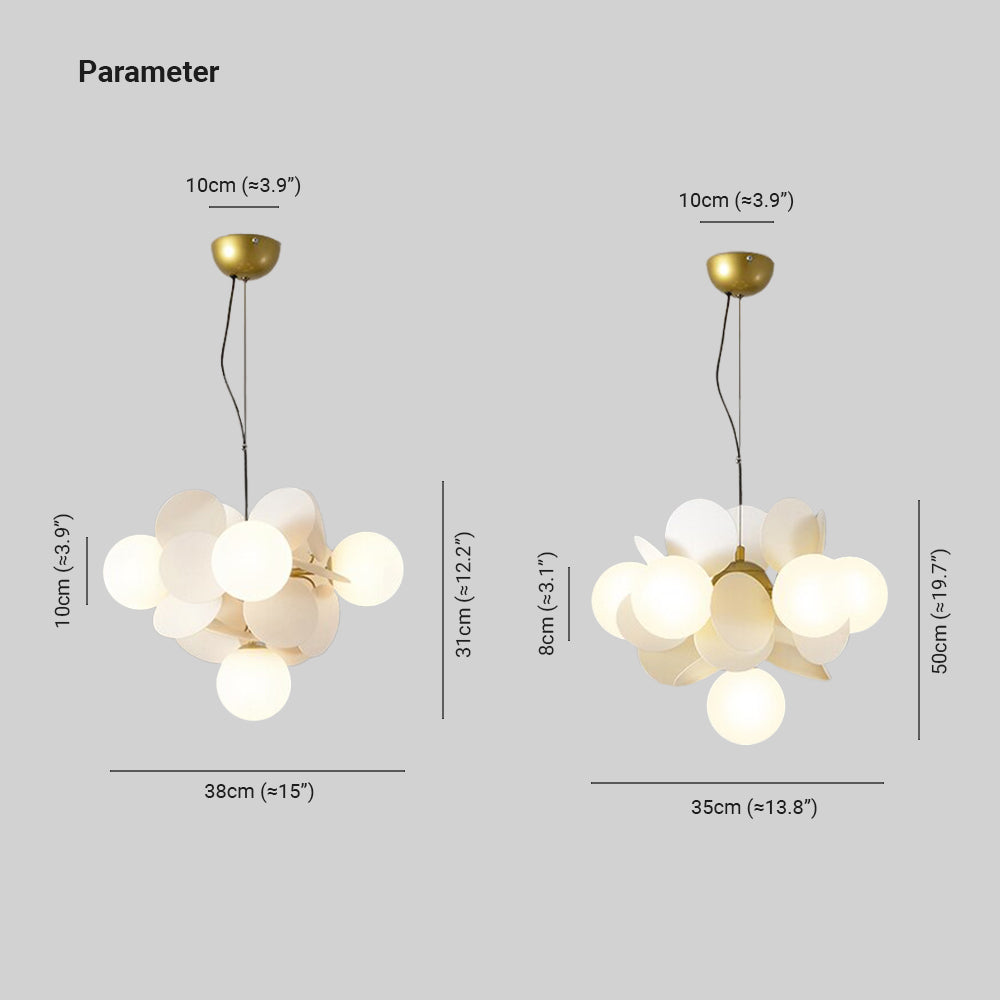 BowLift | Flower Branch Chandelier Living Room